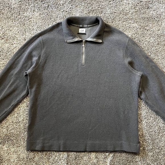 C.P. Company Men's Long Sleeve Polo Half Zip Size XXL - Picture 2 of 11